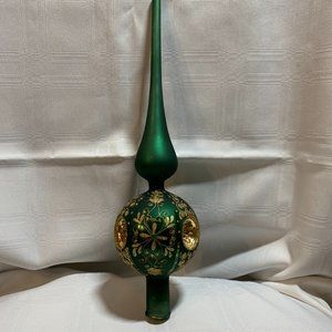 Whitehurst Imports Germany Hand Blown Glass Finial with 2 Reflectors